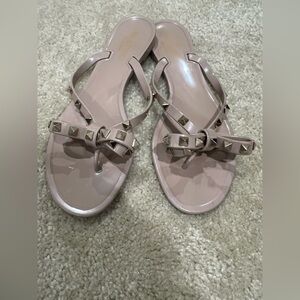 Valentino garavani rockstud PVC  sandals size 9 / 40